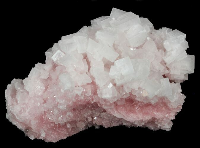 Pink Halite Crystal Plate - Trona, California #40549
